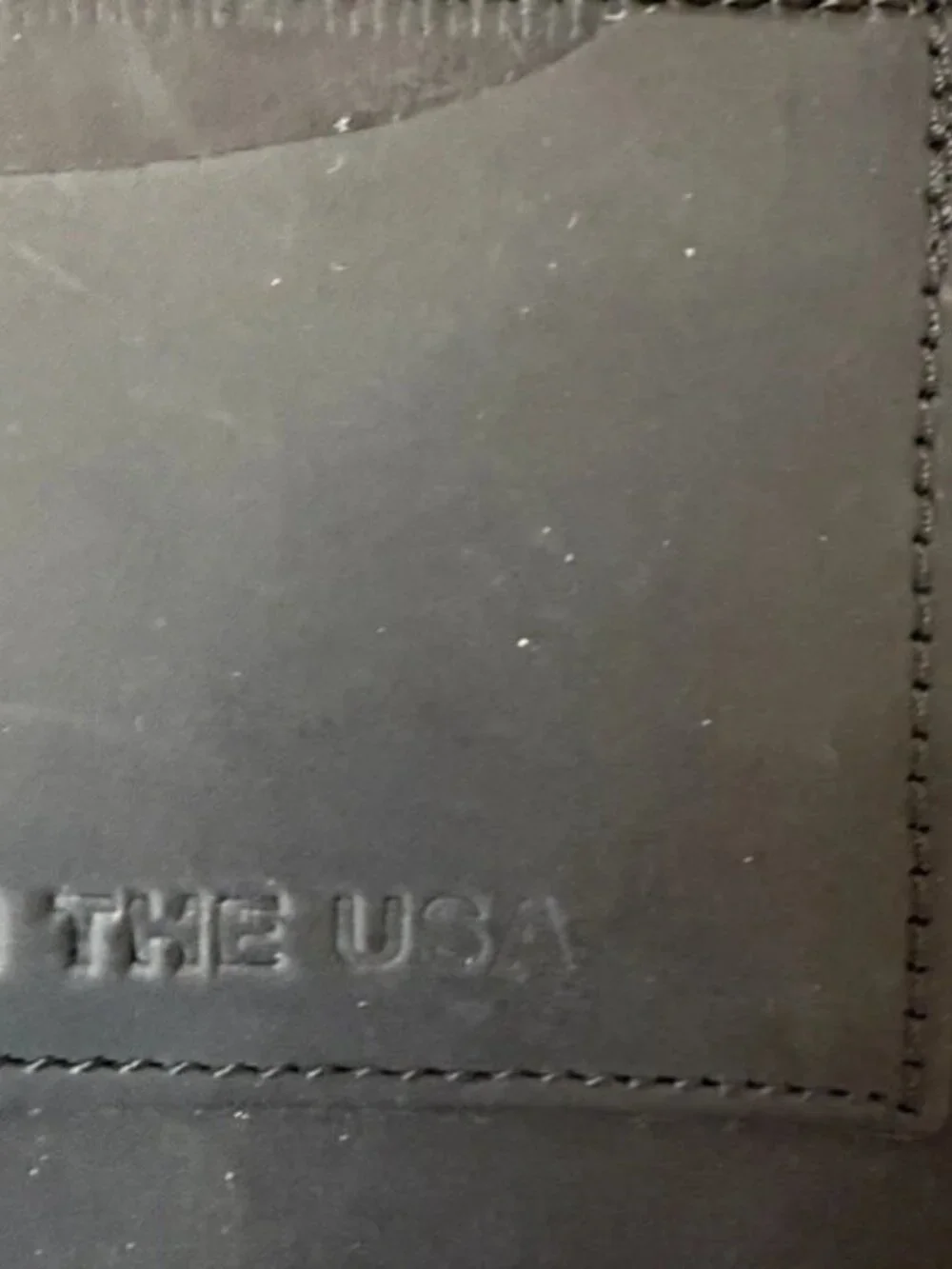 Unbranded black leather
